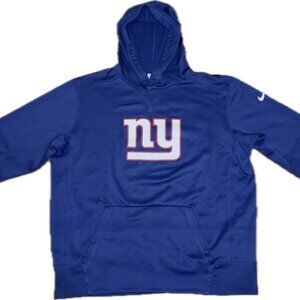 Nike New York Giants Blue Hoodie